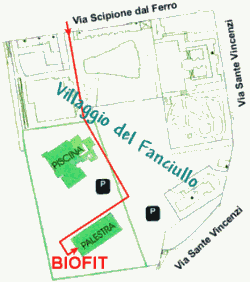 Indirizzo BIOFIT: Palestra del Villaggio del Fanciullo, via Scipione Ferro 4, 40138, Bologna